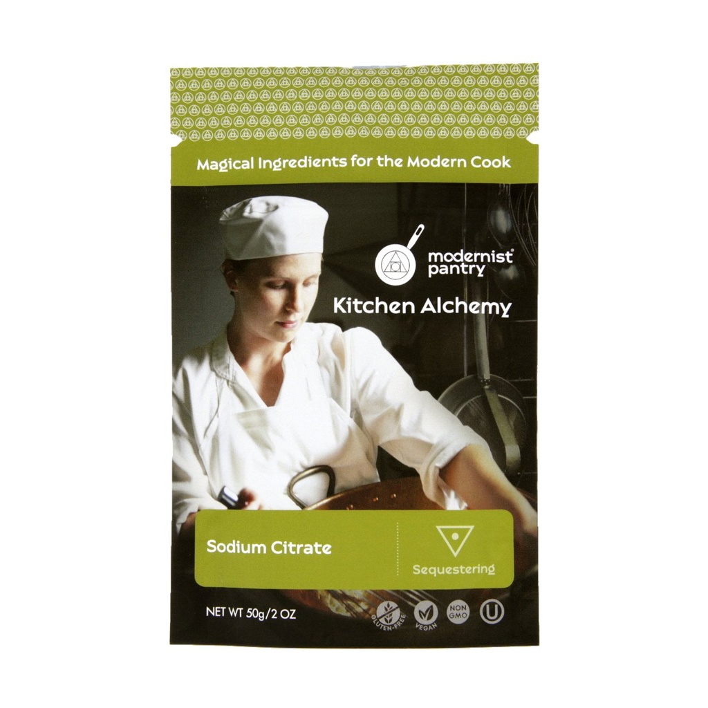 Sodium Citrate Non- GMO Gluten- Free Vegan OU Kosher Disahkan (Molekuler Gastomy) - 50g / 2oz