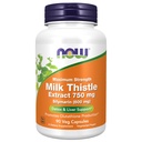 Now Supplements, Milk Thistle Extract, 750 mg, Silymarin 600mg, 90 Veg Caps