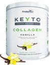 Kemo Collagen Protein Powder dengan MCT Oil - Keto dan Paleo Friendly Grass Fed dan Patified Raised Hydrolyzed Collagen Peptides - cocok dengan Low Carb Diet dan Keto Snacks - KEYTO Vanilla Flavor