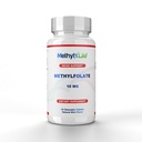 Methyl-Life ® L-Methylfolat 10 mg - Cawable Aktif Tersedia Tablet dengan bentuk penjebakan dari Cerebrofolat ® (L-5-MTHF, Calcium) Alagh124; Vegan, Non- GMO, Gluten- LGluten -Free 124; 90 Chewable Tablet
