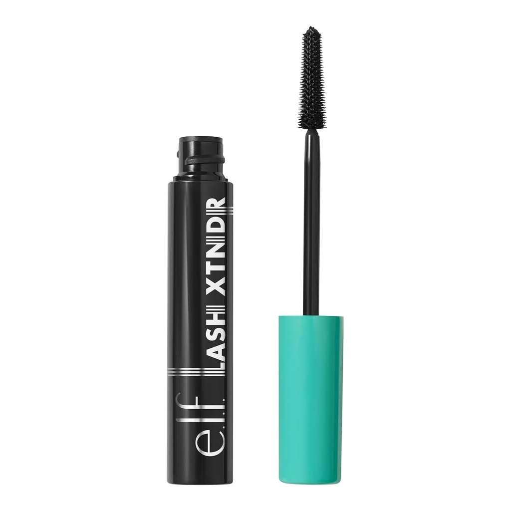 E.l.F. Lash XTNDR Mascara, Made With Tubing Technology for The Look of Lash Extensions, Clump & Flake Free, Vegan & Cruelty- Free, Pitch Black