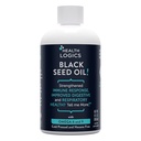 Logics Kesehatan Minyak Benih Hitam 124; Sumber Kaya Omega 6 & Omega 9 124; Murni Dingin Cumin Hitam Minyak Benih untuk Repiratory, Digetical, dan Imune Kesehatan 124; 6 fl oz