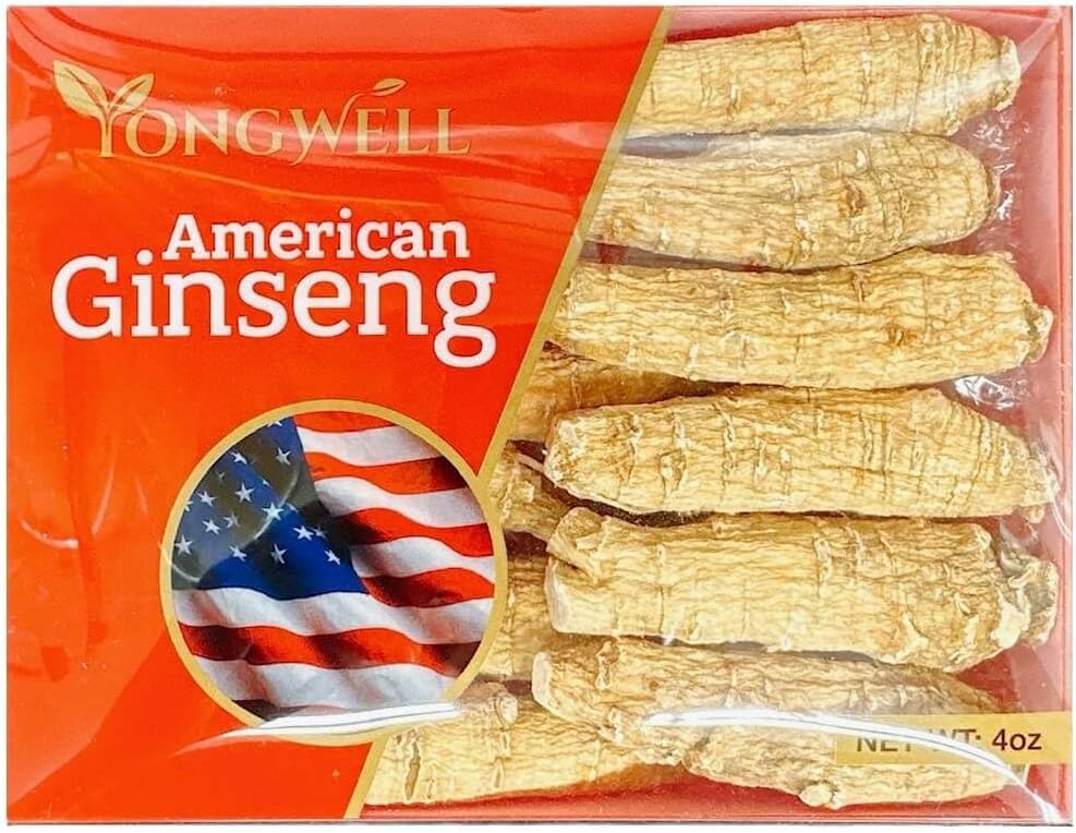 Tangan Terpilih A Tingkat Amerika Ginseng Root Large Short (4 Oz. Box)