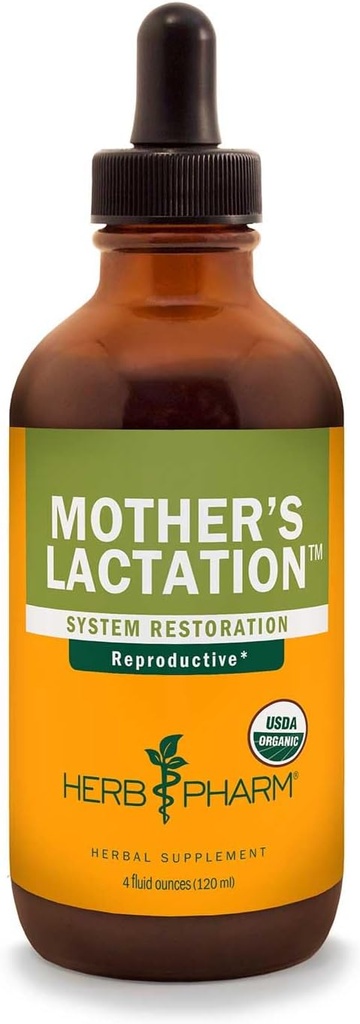 Herb Pharm Mother 's Lactation Liquid Herbal Formula dengan Fenogreek Cair Extract - 4 Ounce