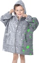 "MeMoreCool Wearable Cutty Blanket Hoodie, Hooded Blanket Kids Comfy Blanket Sweatshirt, Toddler Blanket with Hood"