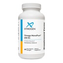 XYMOGEN Omega MonoPure 650 EC - Omega-3 Suplemen Minyak Ikan untuk Perempuan & Pria - dengan EPA, DHA & DPA - Lebih kecil Softgeels dengan absorsi 3X Greater - Dukung Hati & Cognition (60 Softgel)