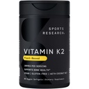 Penelitian Olahraga ® Vitamin K2 sebagai MK-7 100mcg dengan Coconut MCT Oil - 60 Vevgie Softgels (2 Pasokan Bulan) Vegan Sertifikasi, Non-GMO Diverifikasi, Gluten & Soy Bebas