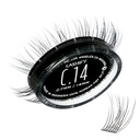Lashify Curl 14mm Gossamer DIY Eyelash Extensions Refill, Black, Easy False Eyefures for a Natural Look
