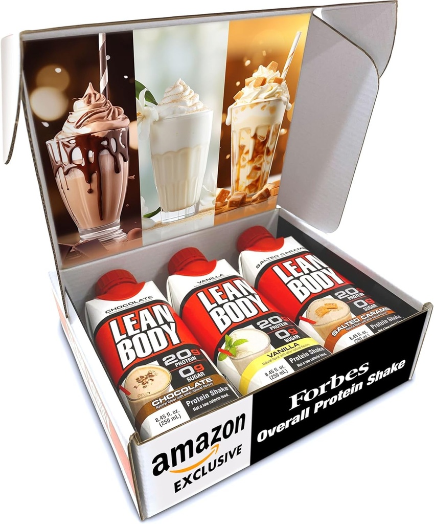Labrada Lean Body Triple Taster Pack 128; On- TheGo Whend Protein Shake, Zero Sugar, Gluten Free, Enriched with 22 Vitamin & Minemen8.45Fl Oz (Pack of 3)