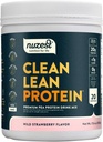 Nuzest - Pea Protein Powder - Lean Protein Clean, Premium Vegan Plant Based Protein Powder, Dairy Free, Gluten Free, GMO Free, Protein Shake (1.1 Pound (Pack of 1), Wild Strawberry)
