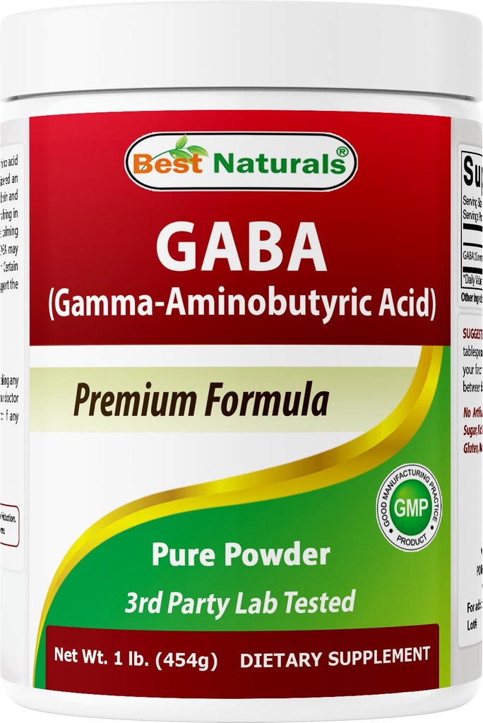 Terbaik GABA (Gamma Aminobutyric Acid) Pure Powder 1 Pound