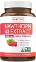 Super Power Hawthorn Berry Extract Capsules - Hawthorn Berry Suplement Terbuat dari Ekstra Kekuatan Konsentrat untuk Dukungan Kesehatan Hati dan Digetical - Vegan N- GMO & Gluten Bebas (2 Pasokan Bulan)