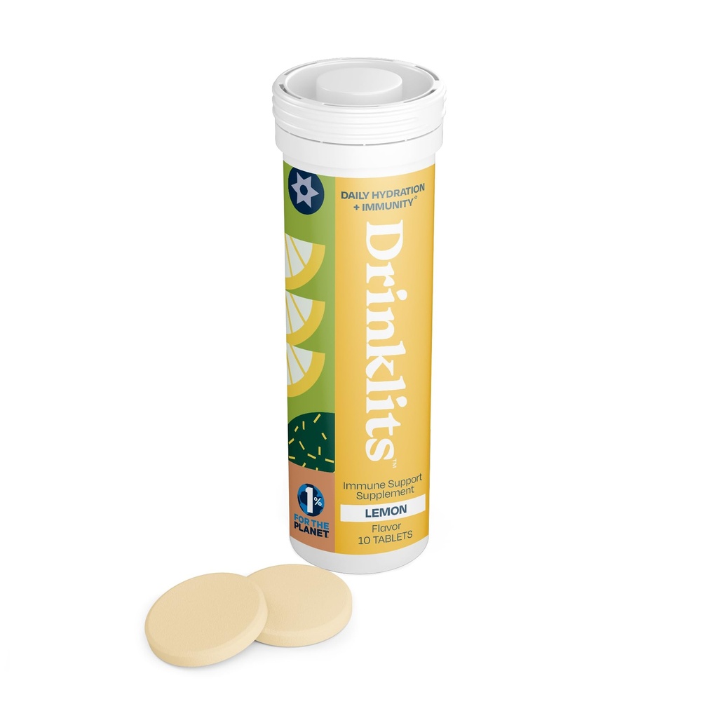 Drinklits Lemon Daily Immune Dukung Tablet 124; 0g Sugar