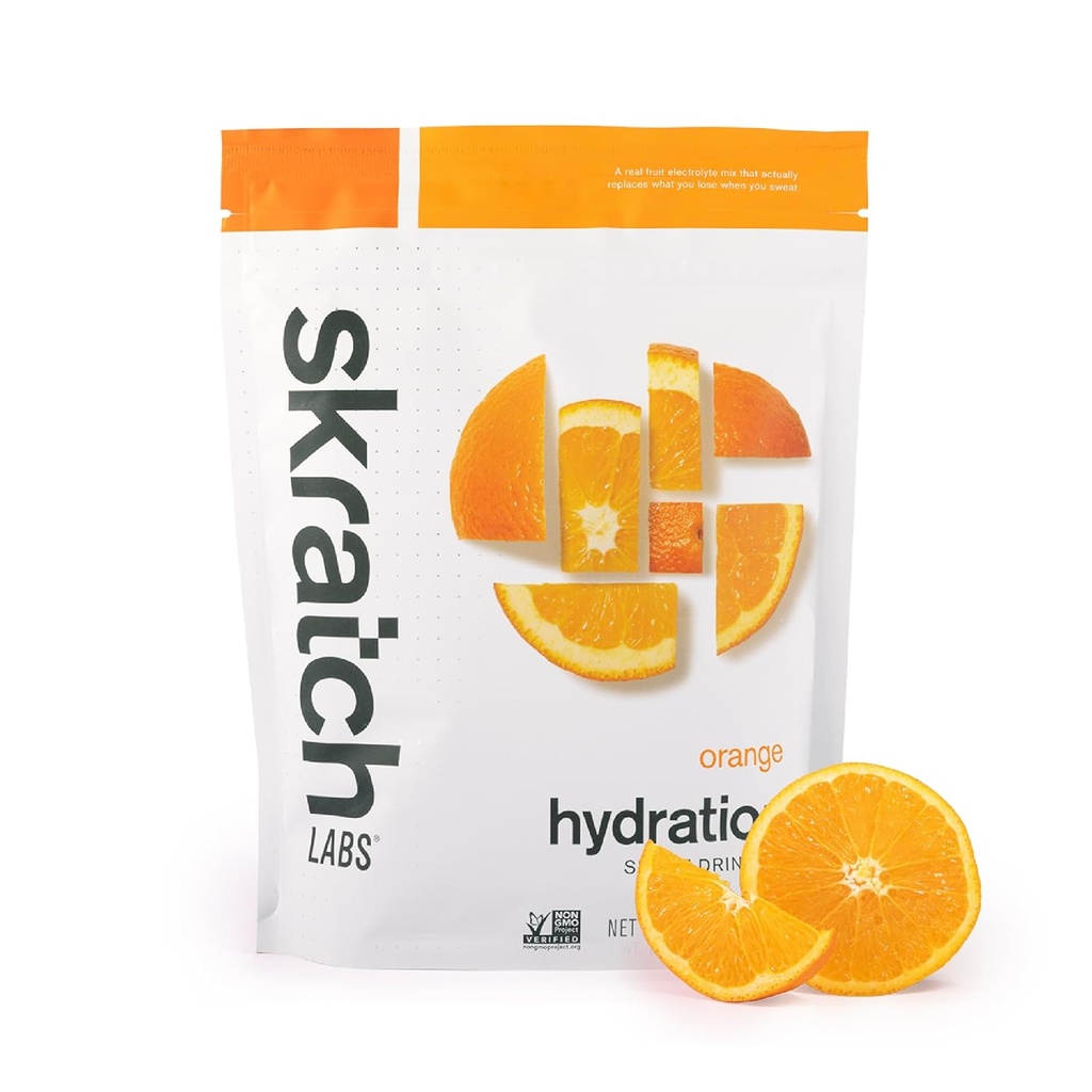 Skratch Labs Hydration Powder 124; Sport Drink Mix 124; Electrolite Powder for Exercise, Endurance, and Performance 124; Orange 124; 20 Servings 14; Non-GMO, Vegan, Kosher