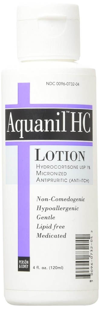 Lotion Akuariil Hc Hydrocortisone, 4 oz by Aquanil