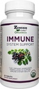 Zenesis Labs Organic Ammuniune Supplemen Vitamin C, Moringa, Elderberry, Astralus, Oregano, Ginger (90 Tablets, 30 Hari Suppply)