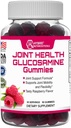 Tambahan Kesehatan Hibrida Nutraceuticals - Glucosamin Gummies dengan Vitamin E - Dukung Dukungan Mobility & Fleksibilitas, Raspberry Flavor - 60 Gummies