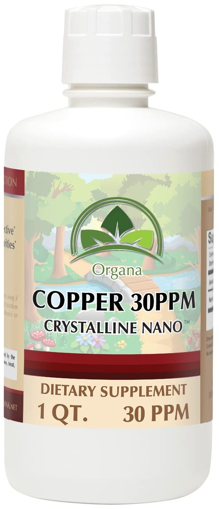 Organa Murni Kristalline Koper Tambahan - 30 PPM - Mineral Koleidal Koid