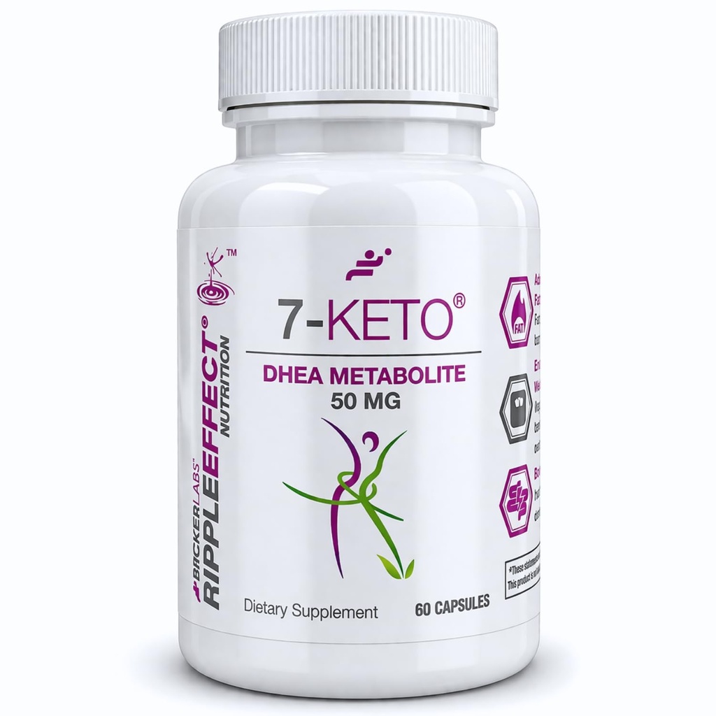 Lab Bricker 7- Keto DHEA Metalite 50 mg Dieter Suplemen untuk Metabolic Dukungan dan Keseimbangan Energi, 60 Katup
