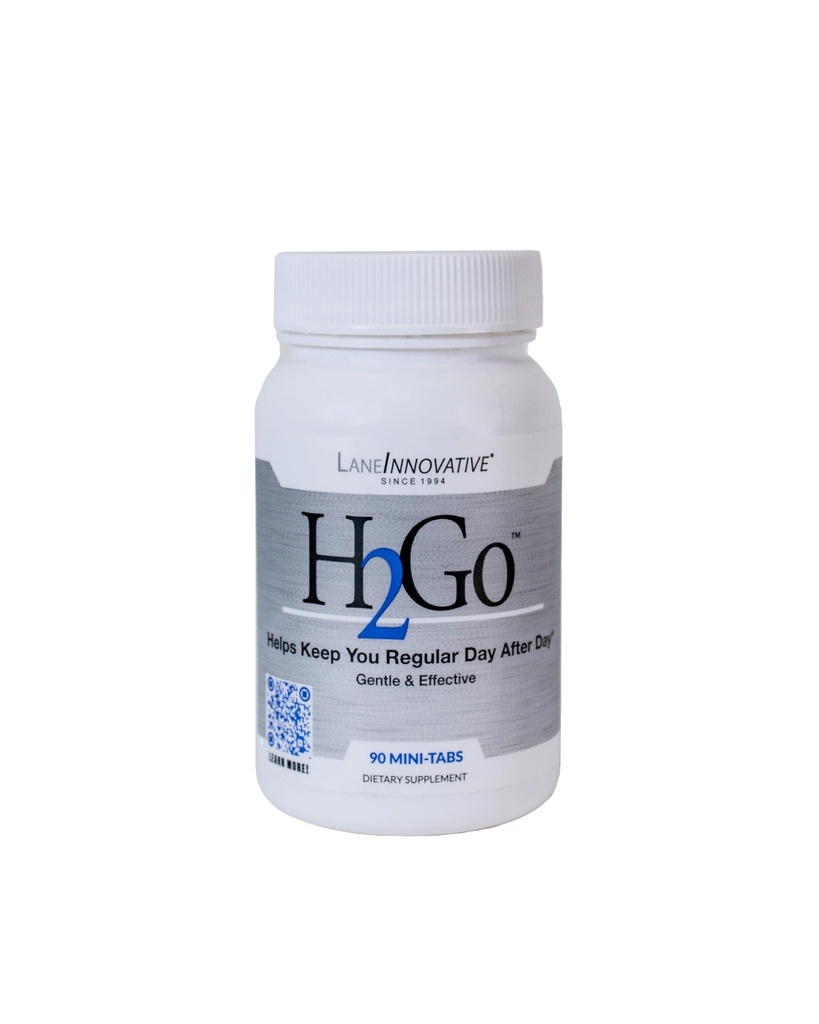 Lane Labs - H2Go, Helping Relieve Constipation and Irregularity, Gentle and Effective, Natural Mineral Supplement, Support Colon and Digetical Health, No Artificial Irrytation (90 Mini- tab)