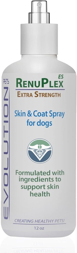 Ekstra Strength Dog Skin & Coat Spray - Supports Relief from Itching, Hotspot, and Irroted Skin problems in Dogs