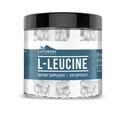 Elemen Bumi L- Leucine 200 Kapsul, Murni & Undiluted, Tidak Ada Addonist
