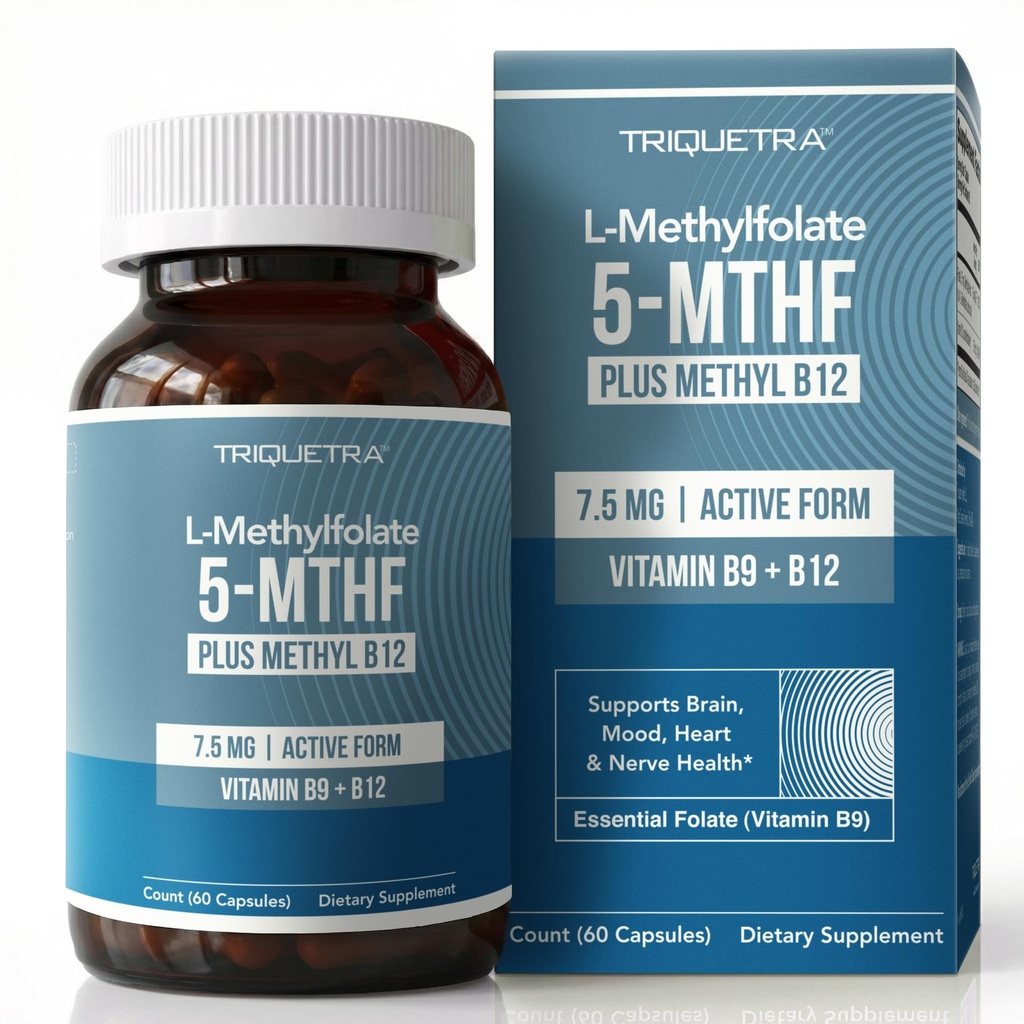 Formulir L Methylfolat 7.5mg plus Metil B12 - Aktif 5-MTHF FR Suplemen