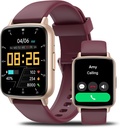 Smart Watch for Men Women -46mm HD Asisten AI Voice Smar twatch (Jawaban / Make Calls), Heart Rate Tracking, Sleep Monitor, Fitness Tracker, untuk Android iPhone Samsung Compatible IP68 Smartwatch