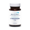 MethylPro L-Methylfolat 5 mg - Mendukung Mindset Sehat - Aktif Mengatasi Dukungan Metilasi & Reaksi Biokimia - Sangat Biovable - Pengisian Fleksibel - 30 Kapsul