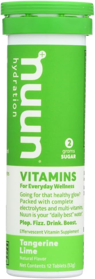 Nuun Vitamin: "Tangerine Lime Daily Hydration Suplemen" (3 Tubes 12 Tab) 3