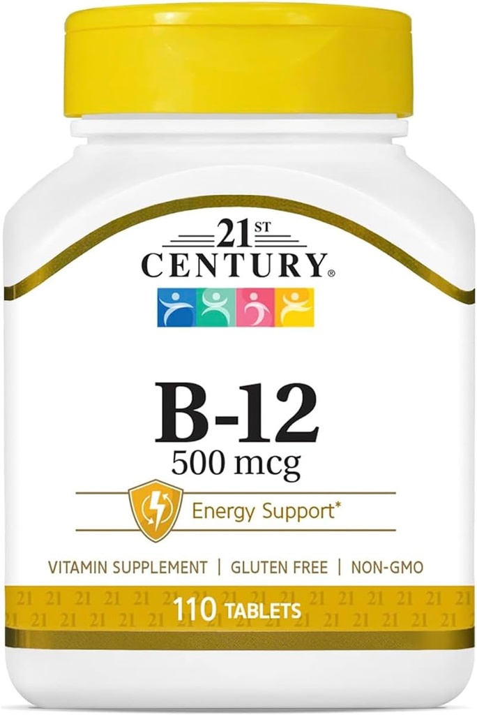 Abad 21 B-12 500 mcg Tablet, 11- Count (Paket 2)