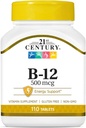 Abad 21 B-12 500 mcg Tablet, 11- Count (Paket 2)