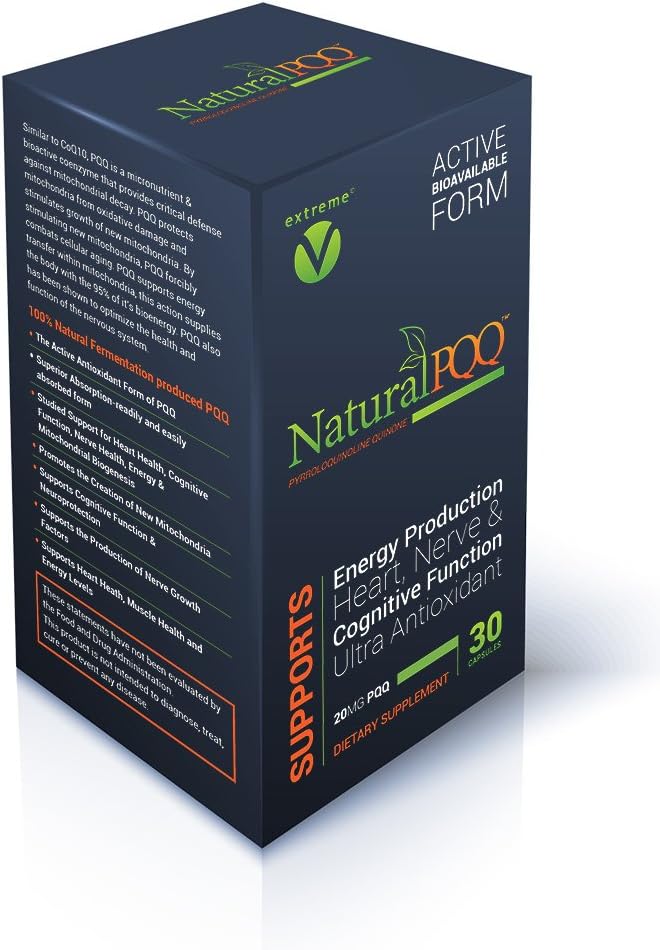 AprialPQQ - Cellular Energy for The Active Lifestyle - 20mg PQQ, Mitokondria Biogenesis