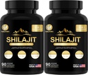 35450MG Pure Shilajit Suplemen - Himalaya Organik Shilajit untuk Potency Pria & Perempuan Shilajit Maksimum untuk Enhanced Energy dan Imune Dukungan 180 Veggie Capsules