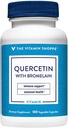 The Vitamin Shoppe Quercetin dengan Bromelain, Antioksidant That Supports A Healthy Immune for All Seasons (180 Capsules)