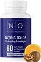 N1O1 Nitric Oxide Lozenges - 60 Count - Nitric Oxide Suplement for Heart Health, Circulation, Energy, Blood Flow, Oxygenation Tekanan Darah Sehat, Cardiovascular Dukungan bagi Pria & Women