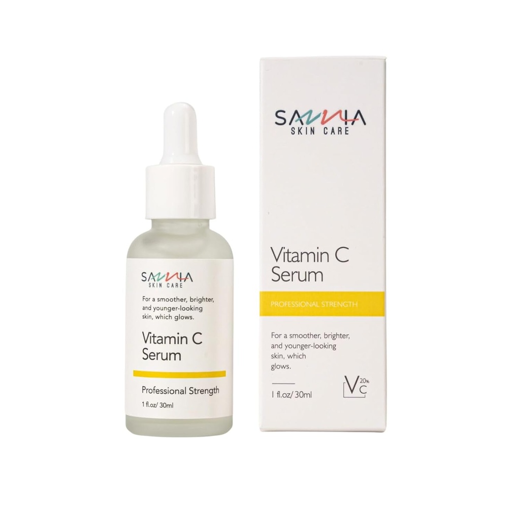 Vitamin C Serum For Face, For A Smoother, Brighter, and Younger-looking Skin, Which Glows, Hydrates And Evens Out Skin Tone, 1 flo / 30ml