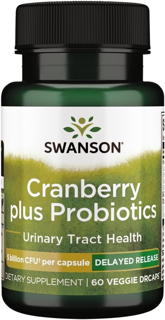 Swanson Cranberry Probiotic 5 Milyar Cfu 60 Veg Capsules