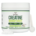 Creatine Monohydrate Powder 1.1lbs (100 pelayan 5 Grams Masing-masing - Pihak Ketiga Diuji Micronized Creatine Powder) (dengan Scoop) (Creatina Monohidratadadada) by Double Wood