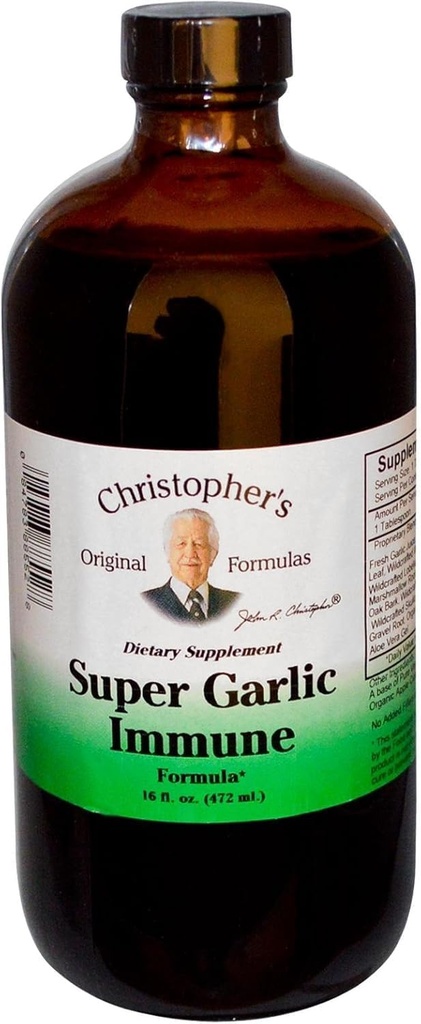 Christopher 's Original Formulas Super Garlic Immune Syrup 16 fl oz