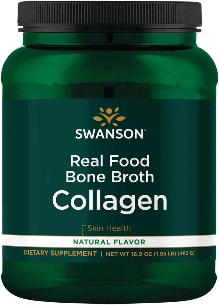 Swanson Real Food Bone Collagen-Natural Flavor 16,9 oz Pwdr