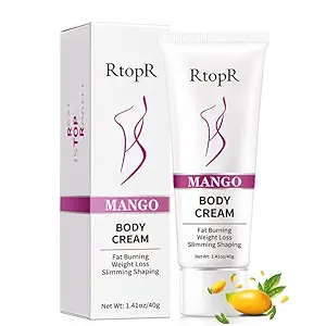 Barrier Mango Anti Cellulite Wheight Los Slimming Cream Extenach Fat Burner Natural Ingreations Legs, Arms, Thist And Waist Fat, Anti Cellulite, Quick Slimming Women [paket 2] 40 Gm