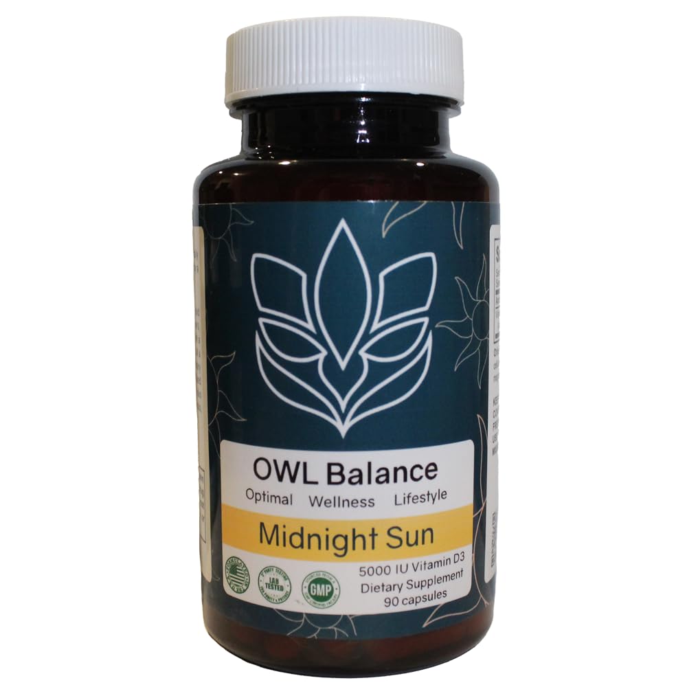 Midnight Sun D3, a Premium Vitamin D3 Suplemen Dirancang untuk Mendukung Anda Overall Health dan Well- Menjadi.