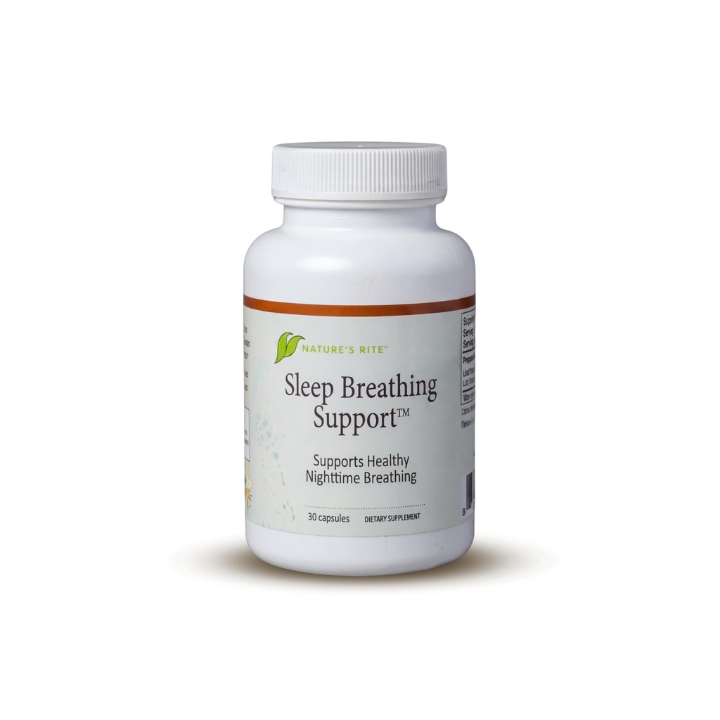 Dukungan Pernafasan Nature Rite Sleep - Bantuan Alam untuk Better Sleep, Pola Bernafas Improve, 30 Kapsul, All-Natural Herbal Ingredices, Dibuat di AS
