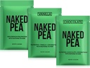 Sampel Vegan Telanjang Pea, Chocolate Pea, dan Vanilla Pea