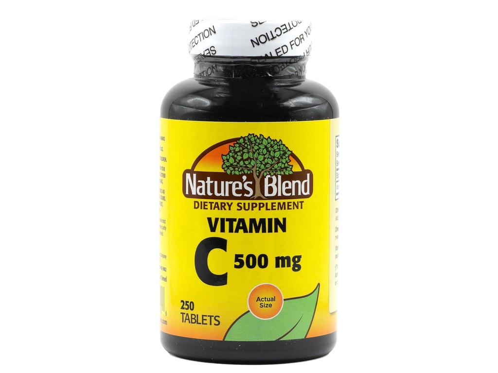 Nature 's Blend Vitamin C 500 mg 250 tablet oleh Nature' s Blend