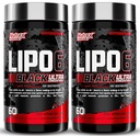 Jalur Penelitian Nutrex - 6 Black Ultra Konsentrat Supplemen Pembakar Fat Termogenik, Meningkatkan Wheight Loss, Energi & Intense Fokus 120 Pil Diet