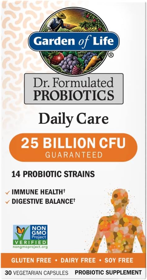 Taman Kehidupan Dr. Formulated Progestial 30 Care CFU 25 Milyar CFU 14 Strains Immune Health Digetical Keseimbangan, Gluten Free, Soy Free