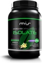 M + S 100% Grass Fed - Hydrolyzed Whey Protein Isolate Powder - Gluten Free, Fast Absorbing, Easy Digesting, Stevi Sweetened (Vanilla, 2.05 Lb)