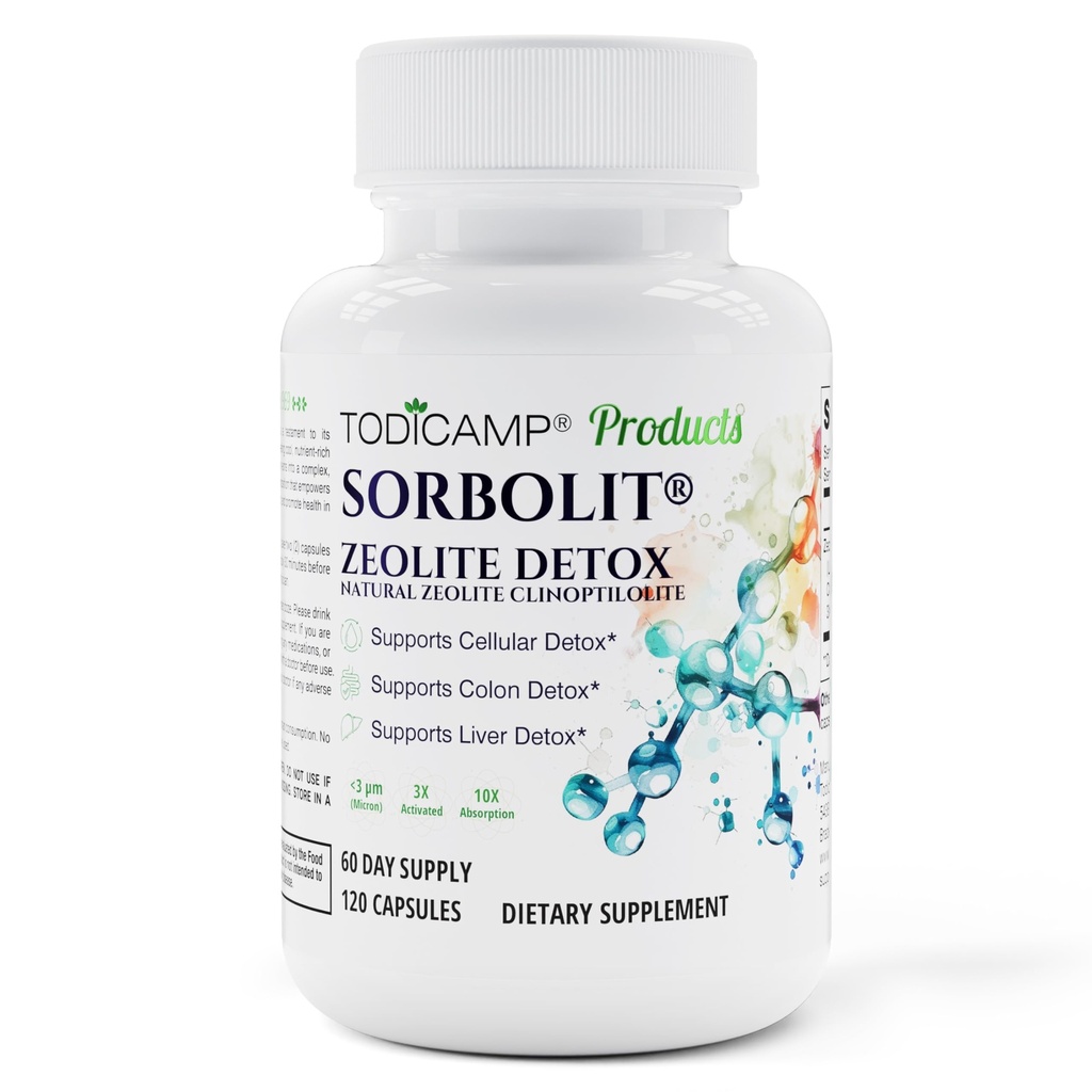 Zeolite Detox Capsules - 120 Zeolite Capsules - 1-2: